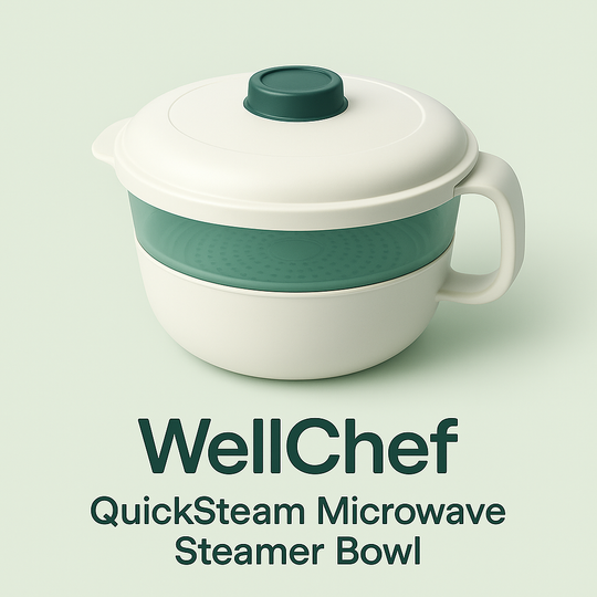 WellChef QuickSteam Microwave Steamer Bowl