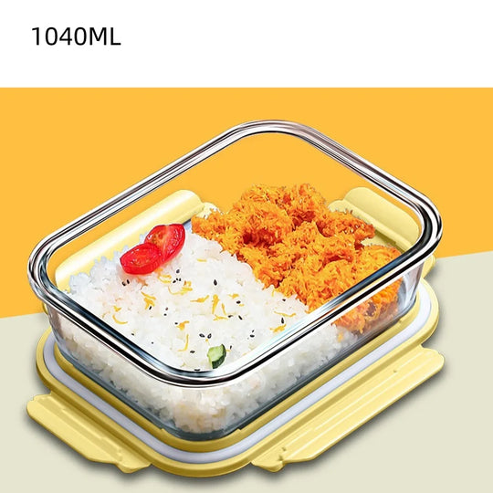 WellChef Lunch Box Glass Food Storage Containers