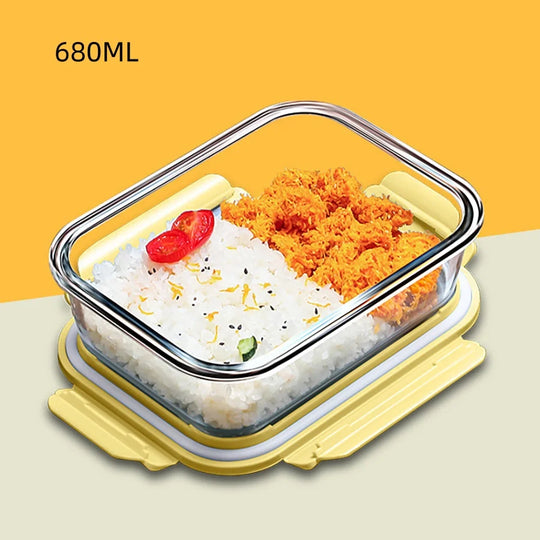 WellChef Lunch Box Glass Food Storage Containers