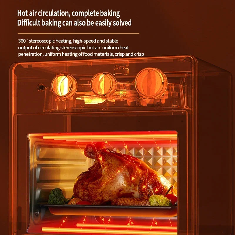 WellChef Smart Electric Air Fryer Oven Large Capacity