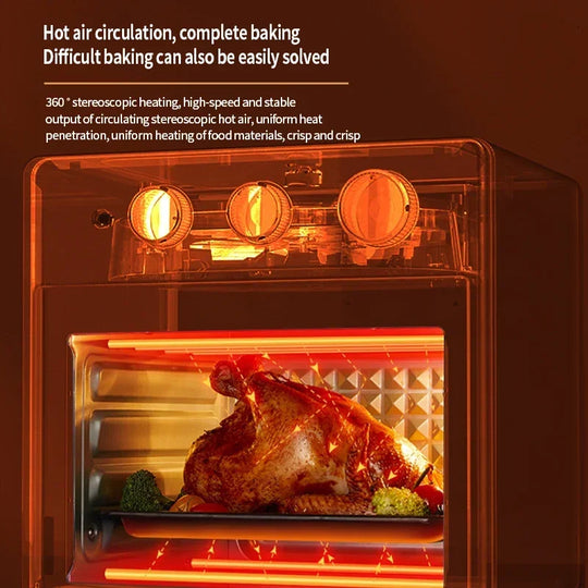 WellChef Smart Electric Air Fryer Oven Large Capacity