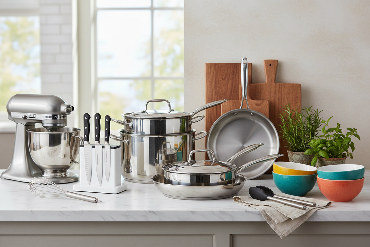 generate a image related to kitchen stuff